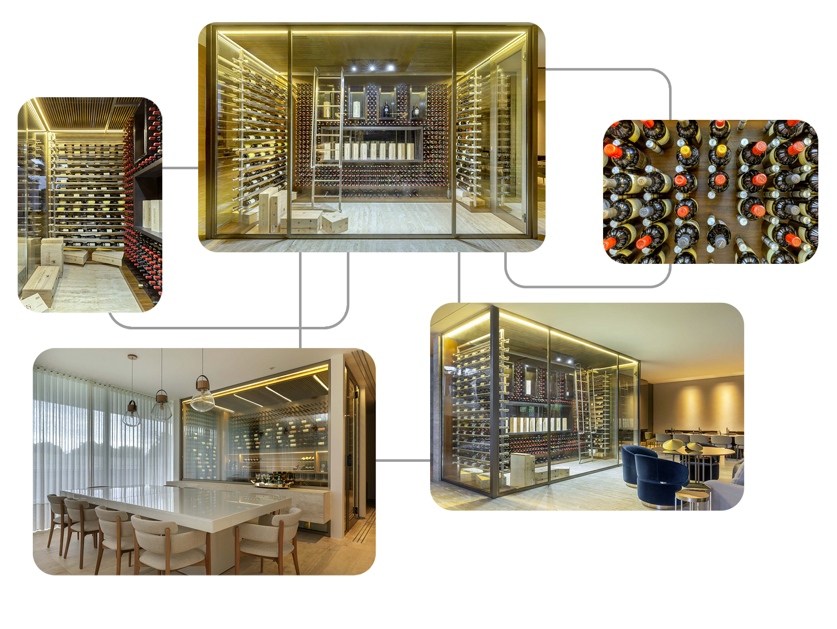 Adegas Climatizadas Borf: <br />
Onde o Desenho Encontra a Perfeição